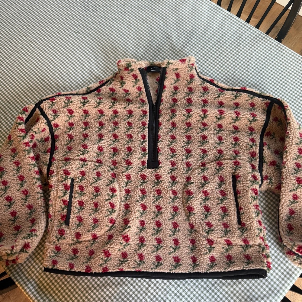 VICI Pauleen Floral Quarter Zip